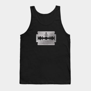 Vintage Razor Blade Retro Punk Classic Memes Tank Top